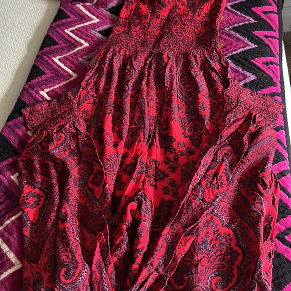 Free People Strapless Romper Onesie Medium - Picture 4 of 8